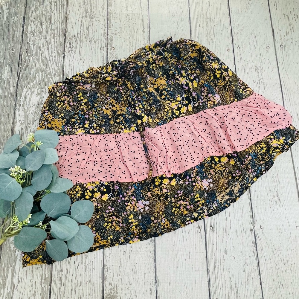 Urban Outfitters Floral Tiered Skirt